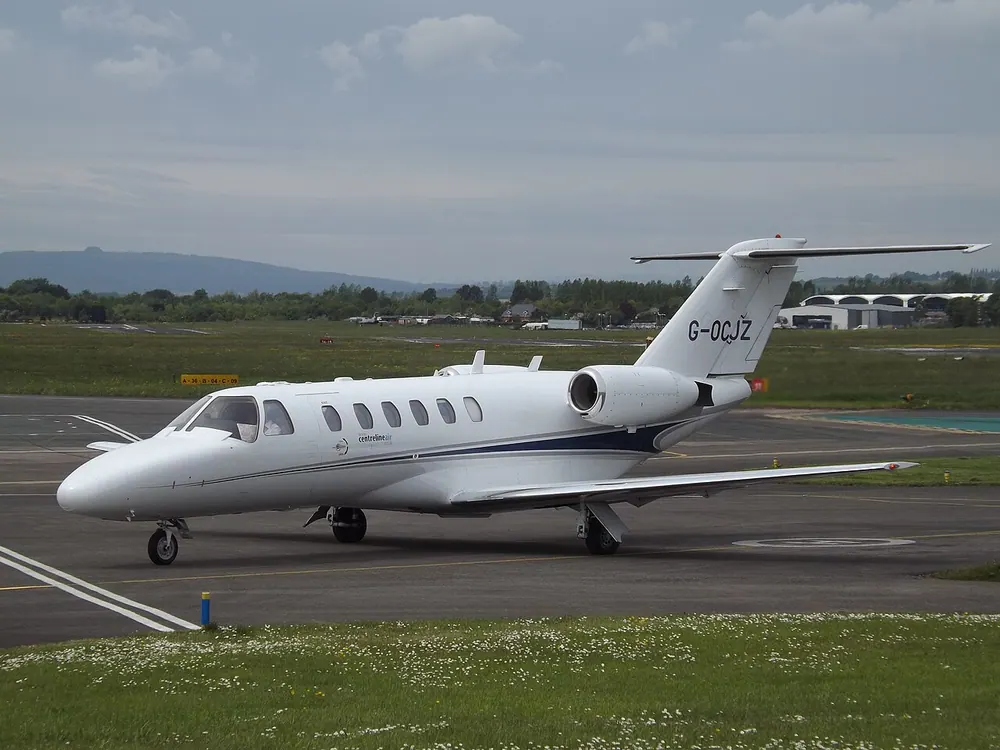 Citation CJ2 aircraft exterior